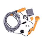 סט מקלחת שדה, עם משאבת מים מתח עבודה 12VDC