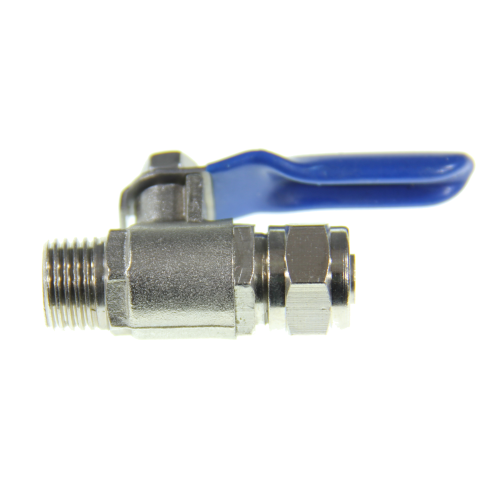 ברז כדורי נעץ זכר 6-1/4