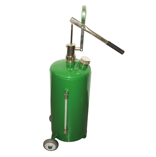 משאת שמן ידנית  עם מיכל “פנחס” (מיכל בצבע ירוק)